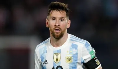 Lionel Messi, delantero argentino. 
