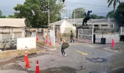 Sede del Grupo de Caballería Mecanizada No. 2 Juan José Rondón, donde ocurrió el atentado.