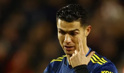 Cristiano Ronaldo, delantero portugués. 