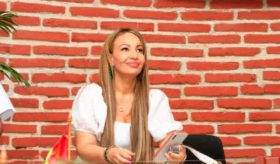 Gloria Estrada, presidenta del Concejo de Cartagena. 