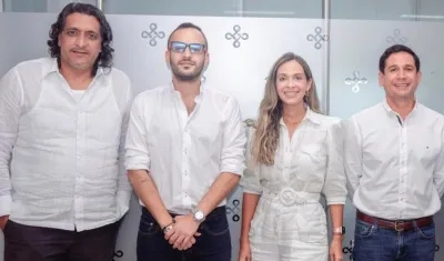 Tulio Sarabia, Alejandro Name, Alexandra Mendoza y Pedro Guinovart.