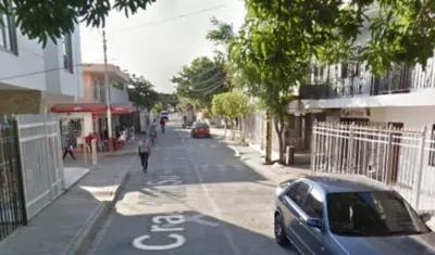 Calle 46C con carrera 10A sur, donde ocurrió el atraco. 