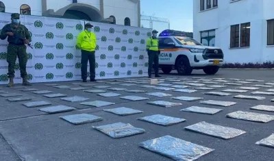 Marihuana incautada. 