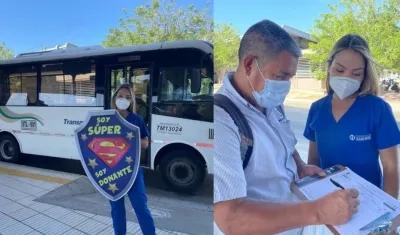 Jornada de sensibilización de donación de órganos en Transmetro.