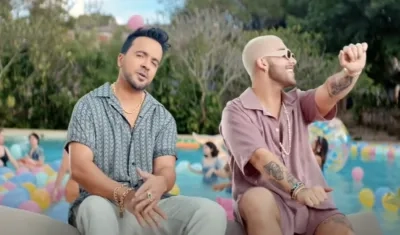 Luis Fonsi y el colombiano Manuel Turizo.