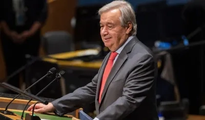 El secretario general de la ONU, António Guterres.