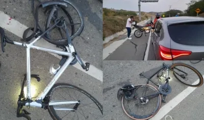 Imágenes del accidente.