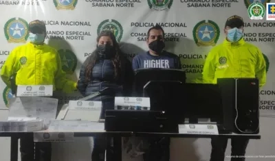 Las capturas fueron realizadas por la Policía. 