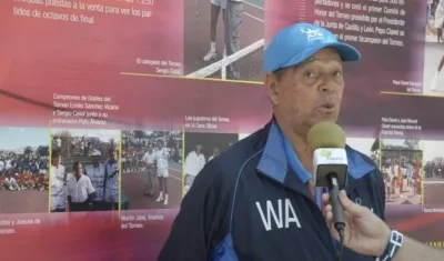 William 'Pato' Álvarez, entrenador de tenis.