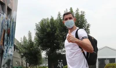 Emiliano Martínez, arquero de Argentina. 