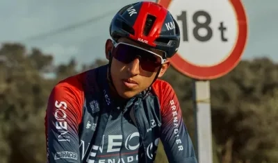 Egan Bernal, ciclista colombiano. 