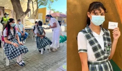 Vacunación contra el Covid-19 en los colegios. 