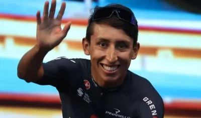 Egan Bernal, ciclista colombiano. 