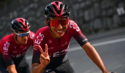 Egan Bernal, ciclista colombiano. 