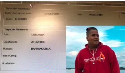 José Gregorio Donado Peña con la inscripción en la Registraduría.