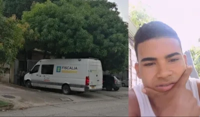 El cuerpo de Luis Bastardo fue llevado a Medicina Legal. 