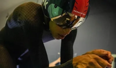 Egan Bernal, ciclista colombiano. 