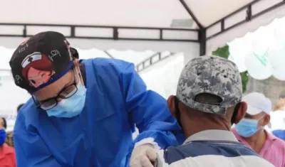 Vacunación en el departamento del Atlántico.