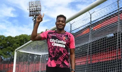 Iván Arboleda, arquero colombiano. 