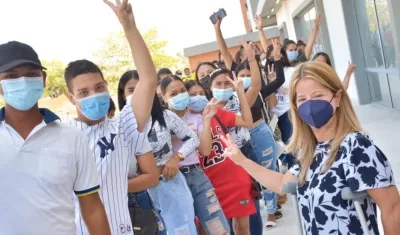 La Gobernadora del Atlántico, Elsa Noguera.