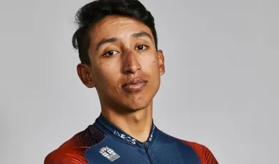El ciclista colombiano Egan Bernal.