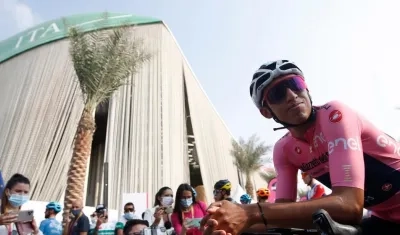 Egan Bernal, ciclista colombiano. 