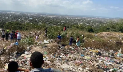 Lugar donde fue encontrado el cuerpo. 
