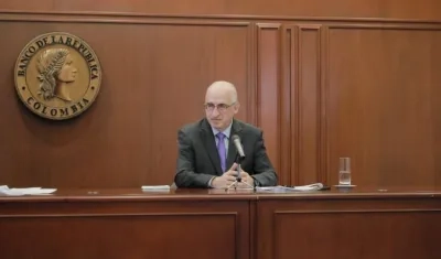 Leonardo Villar, gerente general del Banco de la República.