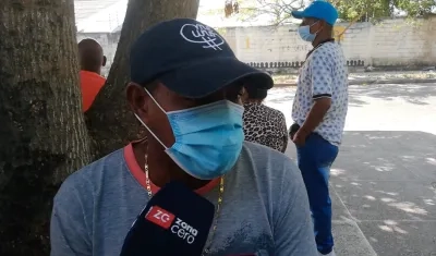 Juan Escorcia Contreras, abuelo del menor.