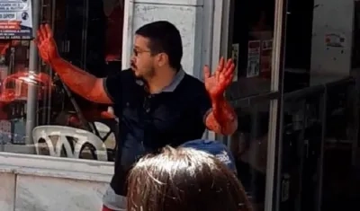 Nelson Fabián Forero Aguirre, el día del asesinato.