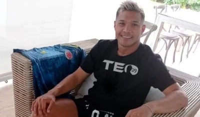 Teófilo Gutiérrez, delantero colombiano. 