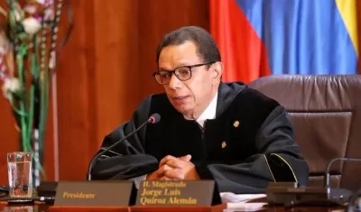 Jorge Luis Quiroz Alemán, magistrado de la Corte Suprema de Justicia, fallecido este domingo.