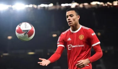 Mason Greenwood, delantero del Manchester United. 