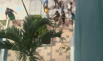Lanzó un perro desde un sexto piso tras derrota de Colombia