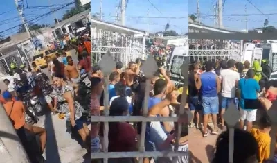 El hombre casi es linchado por la comunidad. 