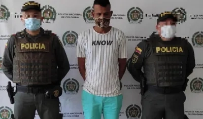 Presunto sicario del 'Clan del Golfo' capturado por la Policía. 