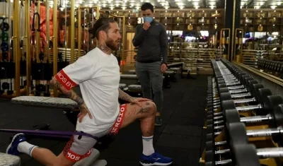 El defensa Sergio Ramos.