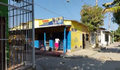 Tienda donde ocurrieron los hechos. 