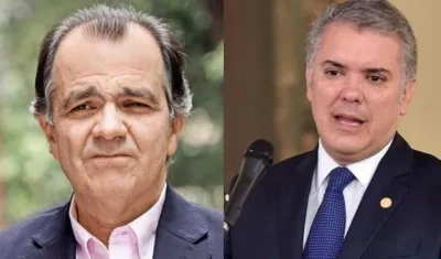 Óscar Iván Zuluaga e Iván Duque.