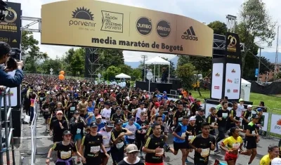 Media maratón de Bogotá