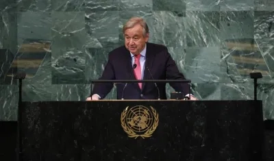 El secretario general de la ONU, António Guterres.