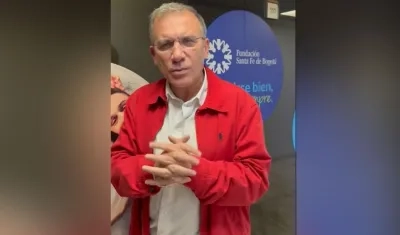 Roy Barreras, presidente del Congreso compartió un video desde la Clínica Santa Fe.