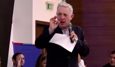El expresidente Álvaro Uribe.