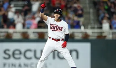 Giovanni Urshela, pelotero colombiano. 