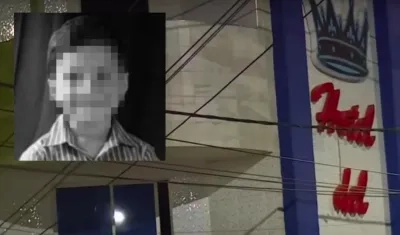 Imagen de Gabriel Esteban y el lugar de los hechos.