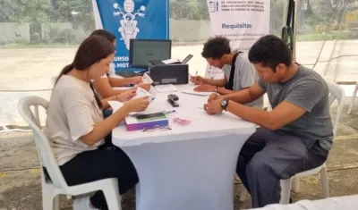 Proceso de inscripción.