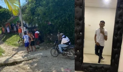 Richard Sanjuán fue asesinado en el patio de su casa. 