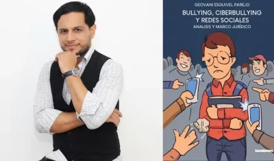 Geovani Esquivel y su libro.