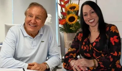 Rodolfo Hernández y Marelen Castillo.