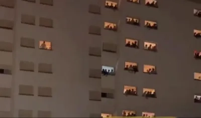 Imágenes del incidente.